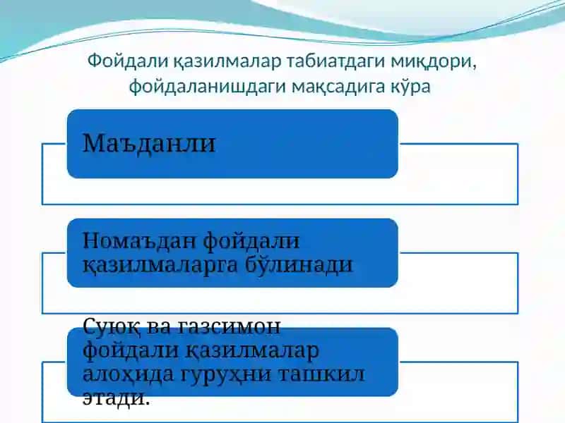 Минтақалар табиий-ресурс салоҳияти ва уларнинг ҳудудий тараққиётда тутган ўрни 4