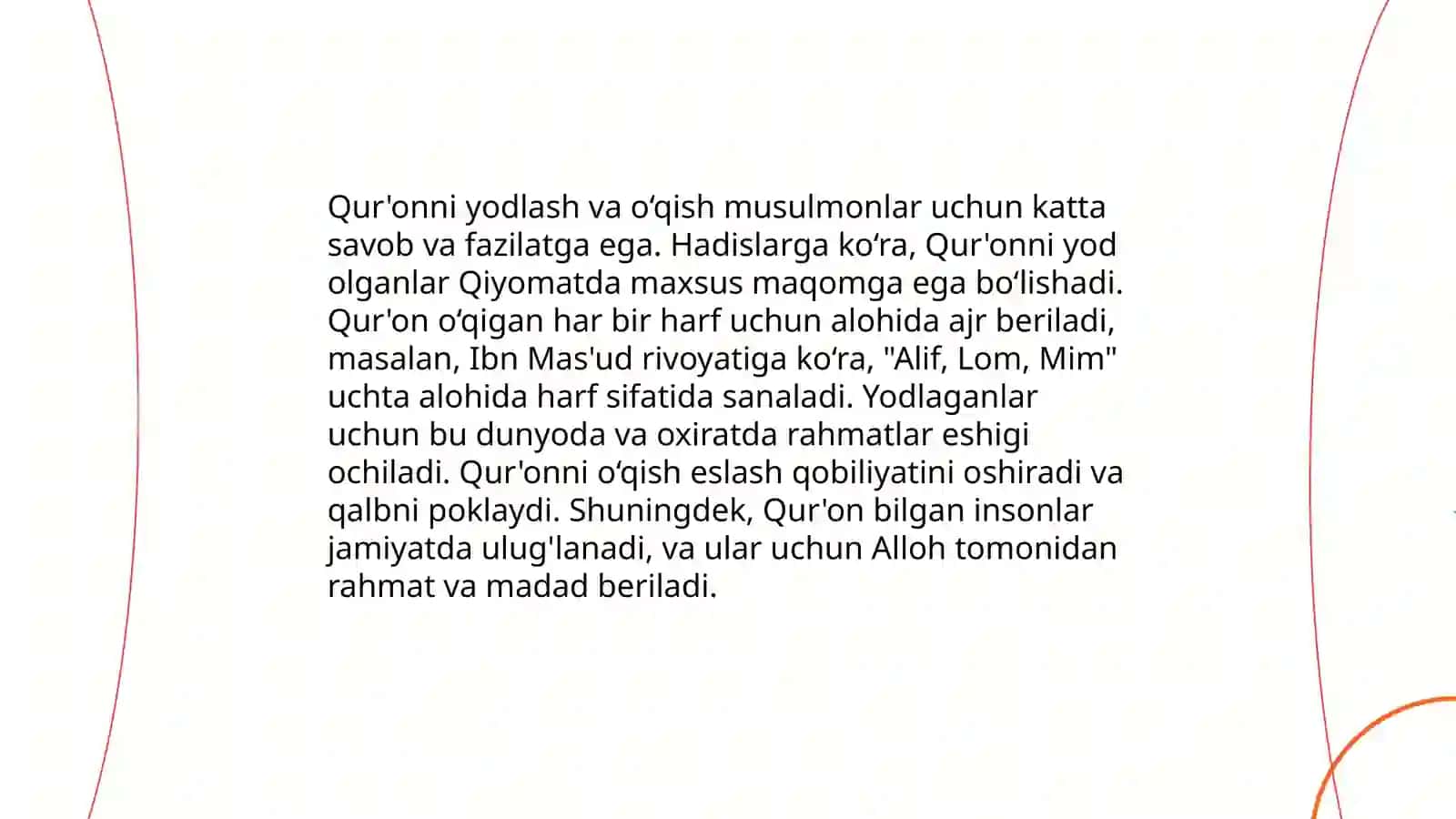Islom dinining asosiy manbalari Qur'on Hadisi-Sharif 4