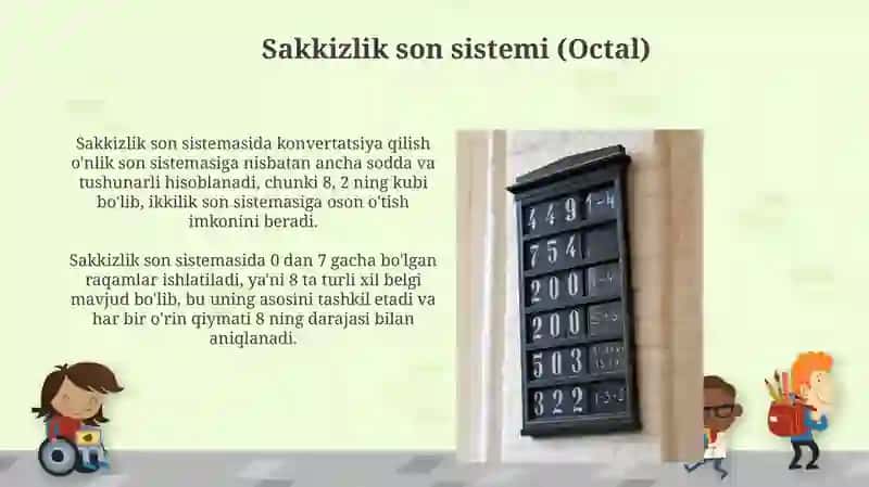 Beshta asosli sanoq sistemalari 4