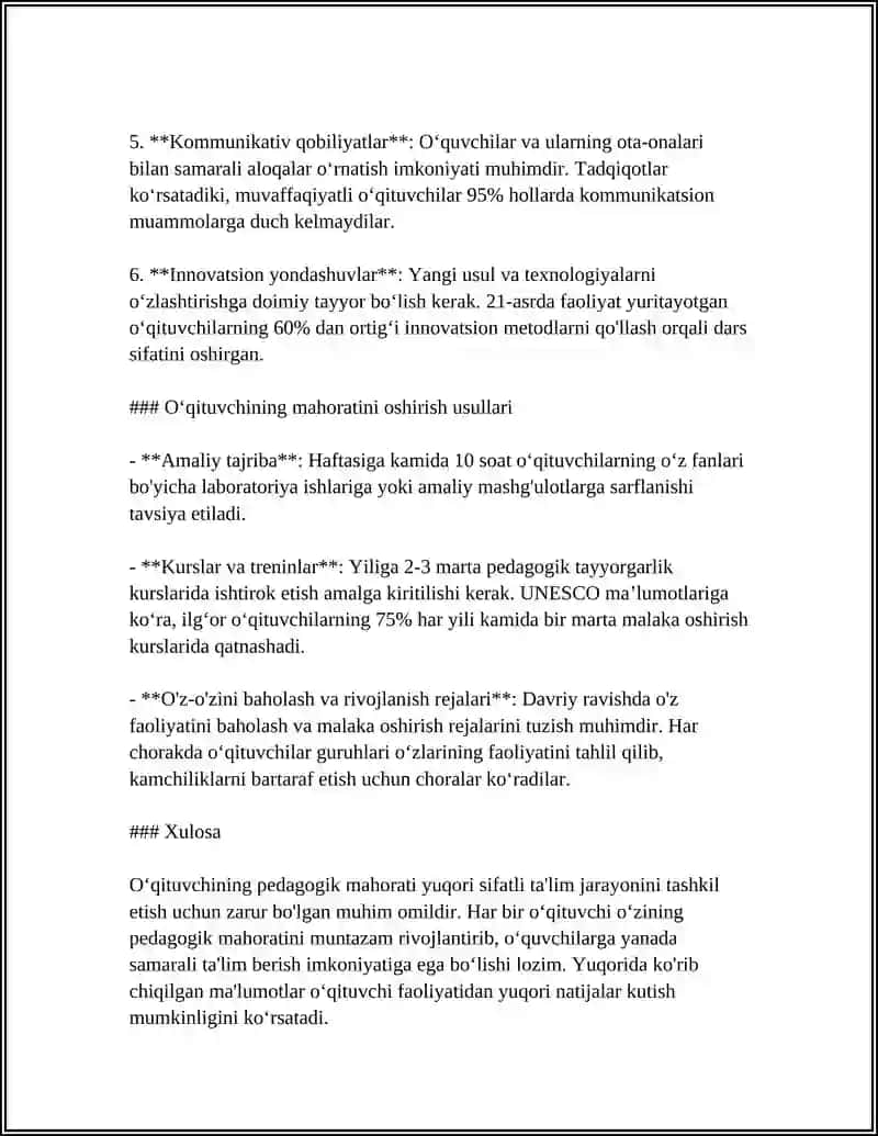 Pedagogik mahorat 4