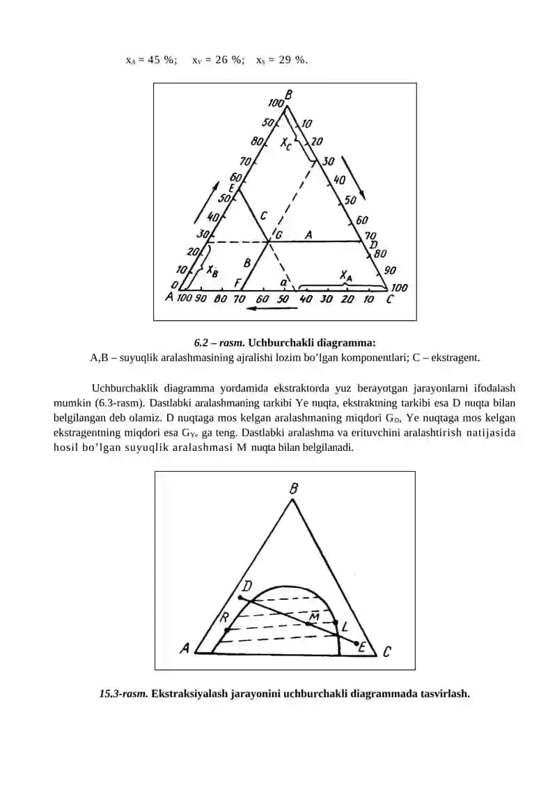 SUYUQLIKLARNI EKSTRAKSIYALASH (6-ma’ruza) 4
