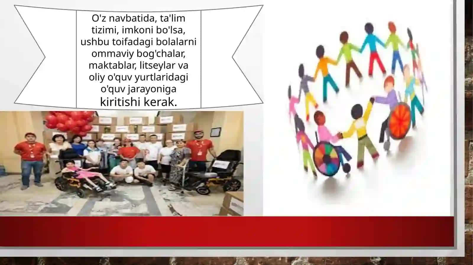 AUTIZM SPEKTRI BUZILISHLARI BO’LGAN BOLALARNI INKLUZIVTA’LIMGA JALB QILISHNING PEDAGOGIK-PSIXOLOGIK XUSUSIYATLARI 4