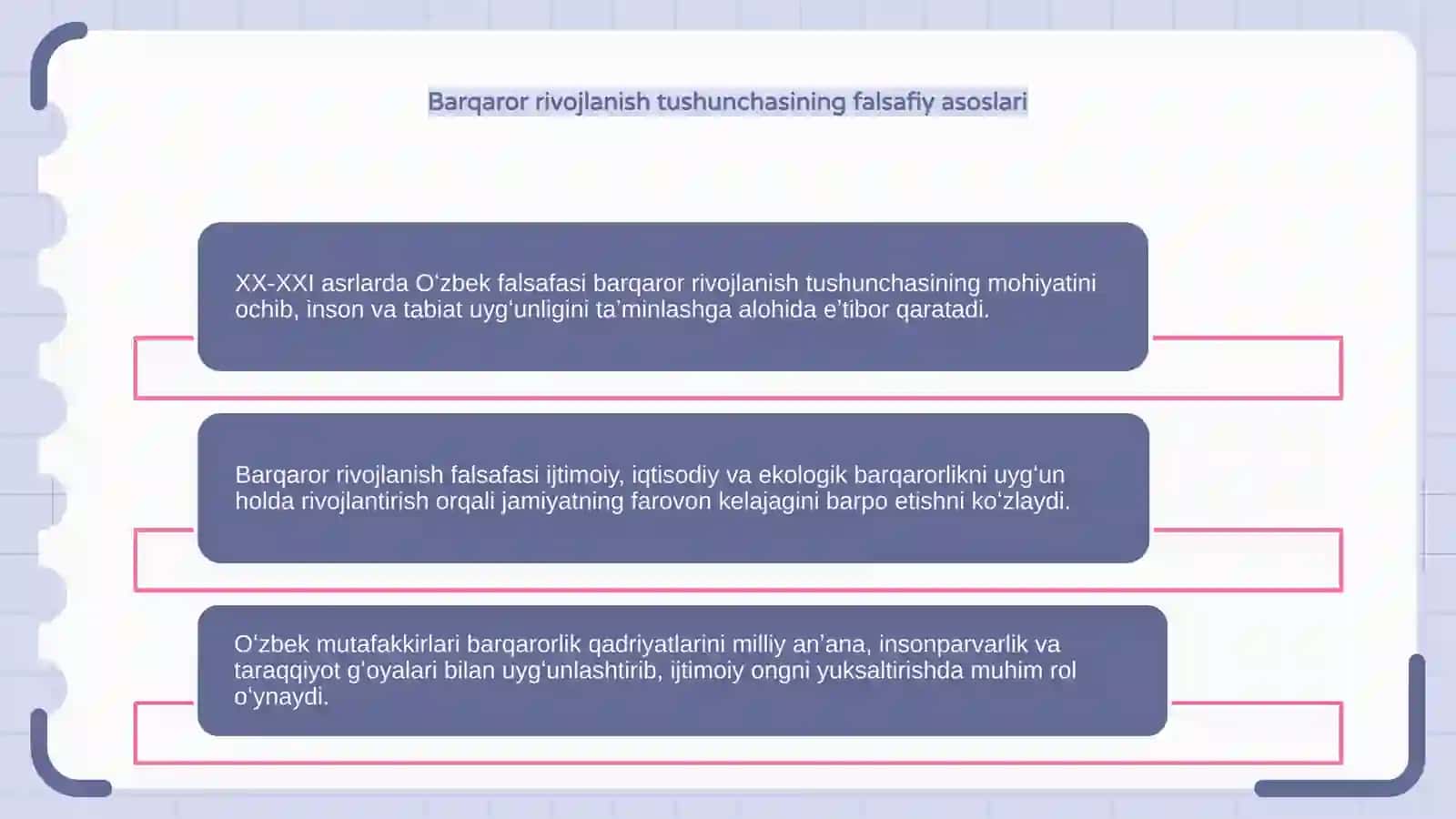 XX XXI asr O'zbek falsafasining barqaror rivojlanish maqsadlariga erishishdagi ijtimoiy ahamiyati 4