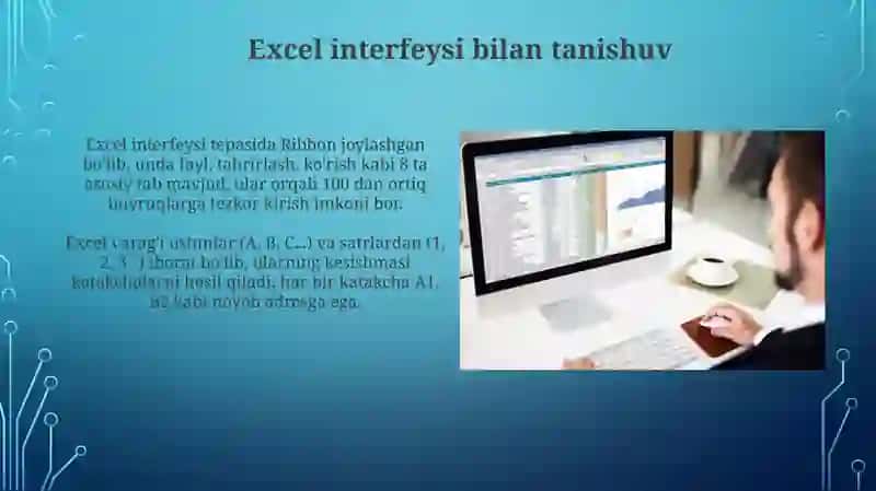 MS Exselda oddiy jadvallarni yaratish 4