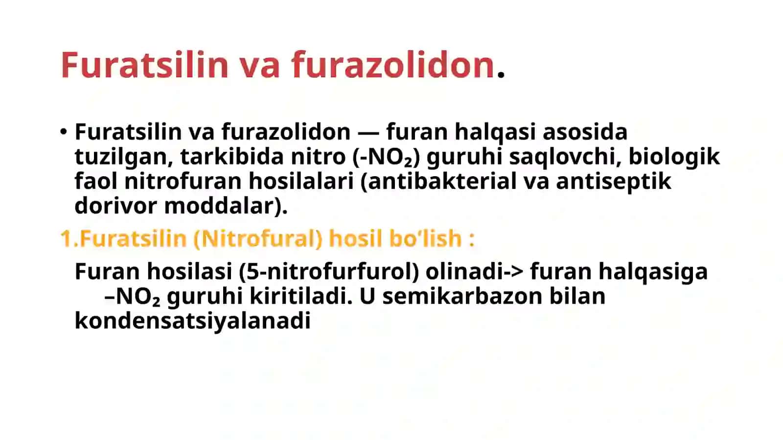 Geteroxalqali birikmalar metabolitlar va dorivor vositalar sifatida.kimyo taqdimot 4