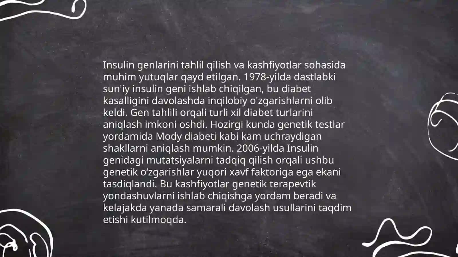 Genom tadqiqotlari va tashxis jarayonida yutuqlar 4