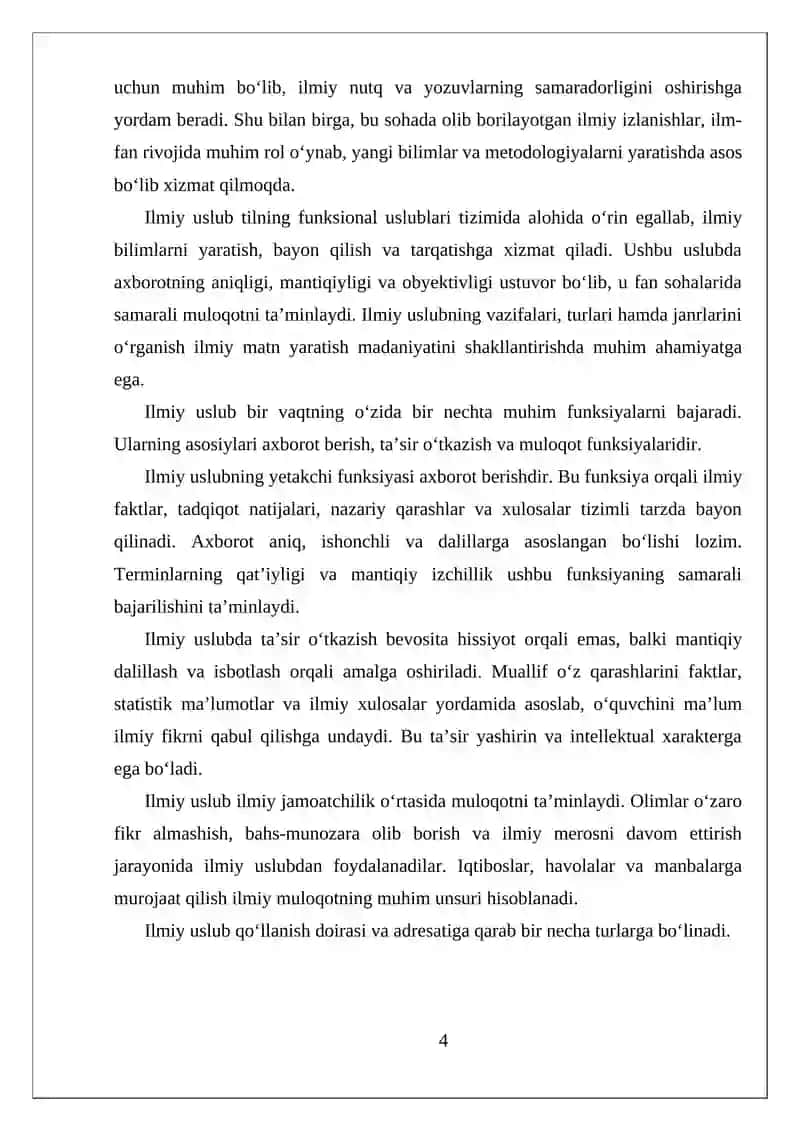 ILMIY USLUB FUNSKIYALARI 4