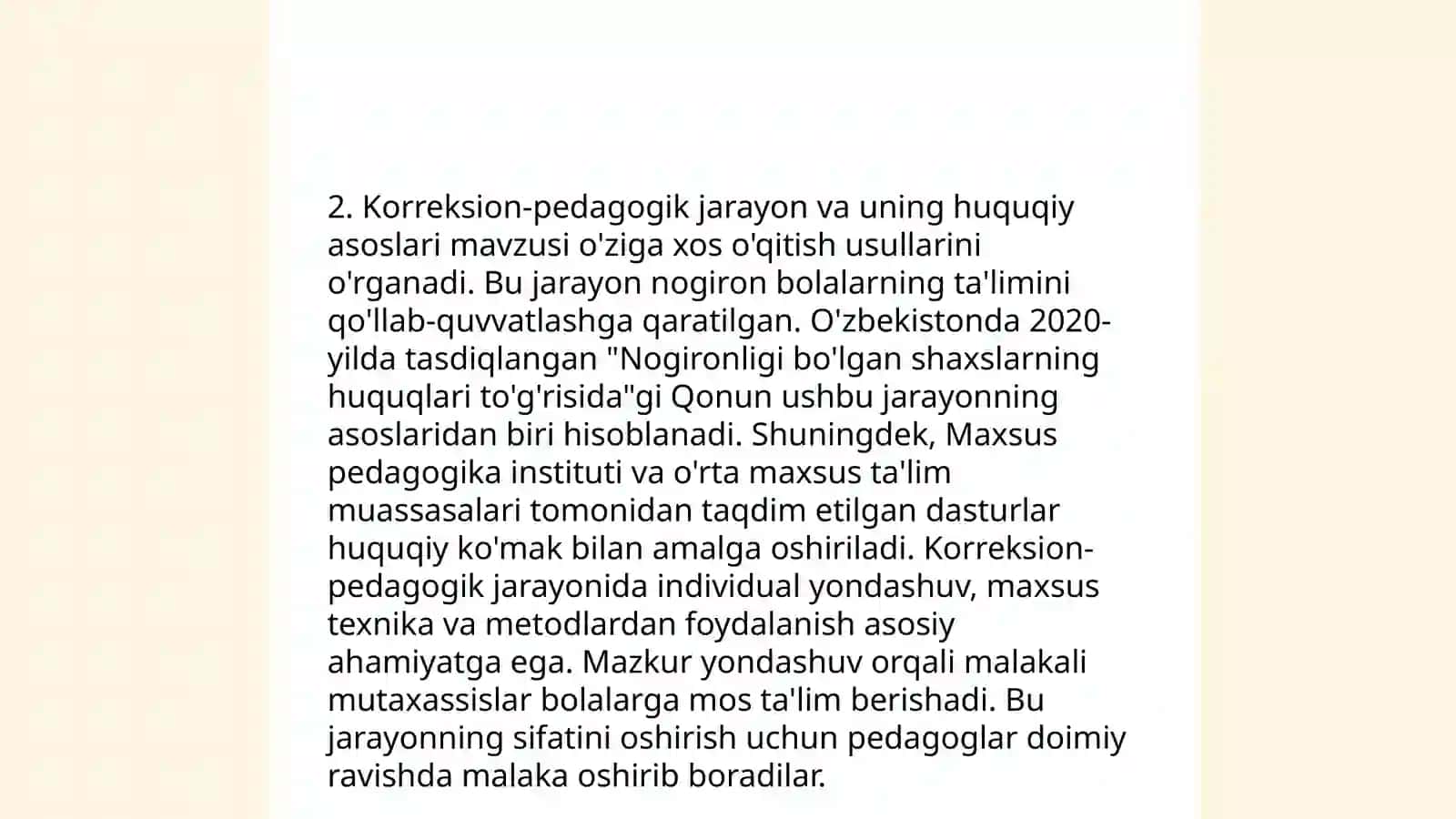 Korreksion-pedagogik ishlarni tashkil etishning tashkiliy, huquqiy, uslubiy va amaliy yordam koʻrsatish usullari 4