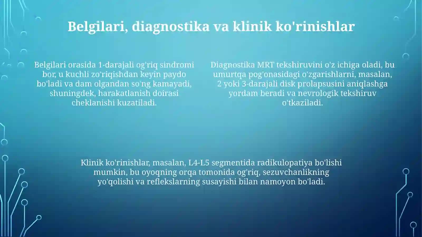 Umurtqalar osteoxondrozi 4