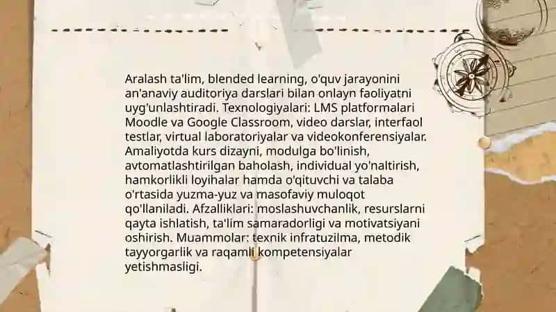 Zamonaviy pedagogik texnologiyalar va metodlar 4