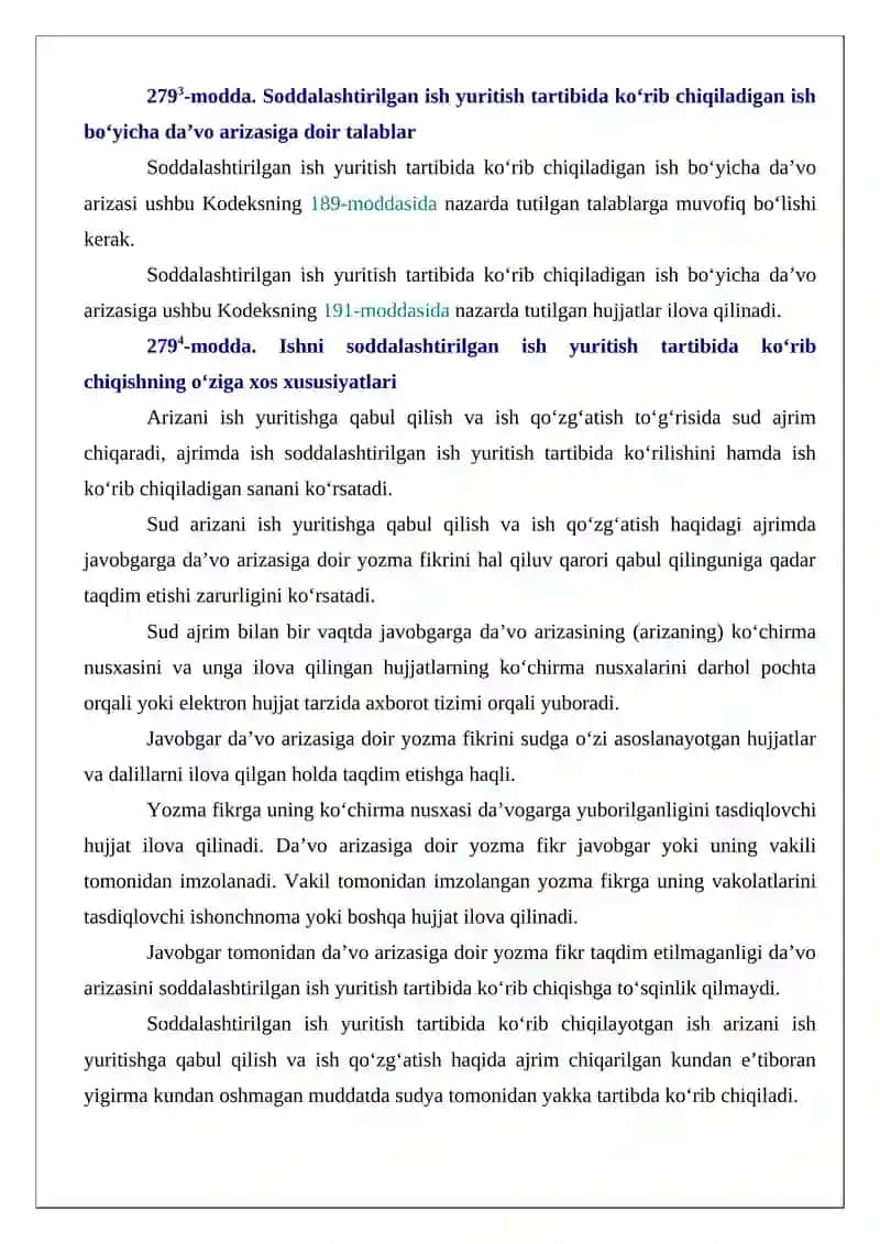 Soddalashtirilgan tartibda ish yuritish 4