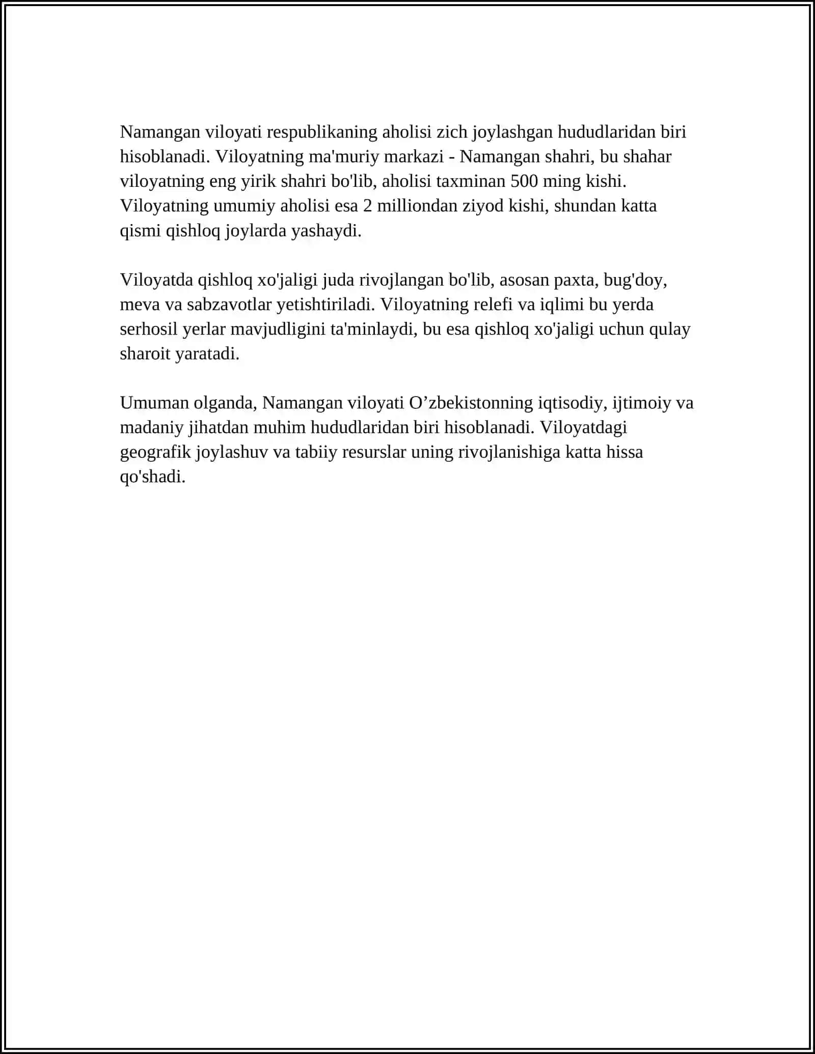 NAMANGAN VILOYATI TURIZM GEOGRAFIYASI 4