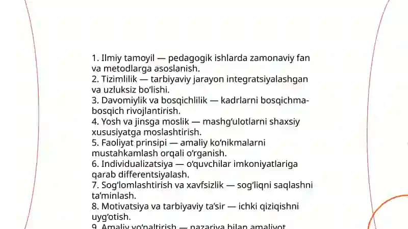 Jismoniy tarbiya va sport sohasida kadrlar tayyorlash va tarbiyalash tamoyillari va usullari 4