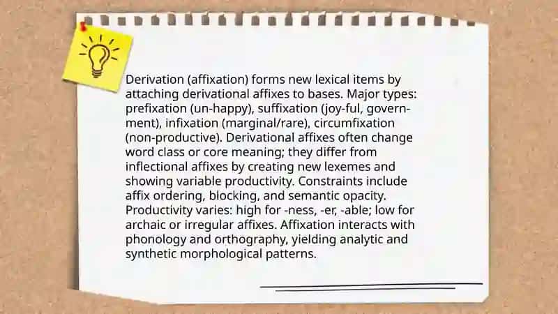 Typology of Lexical Level 4