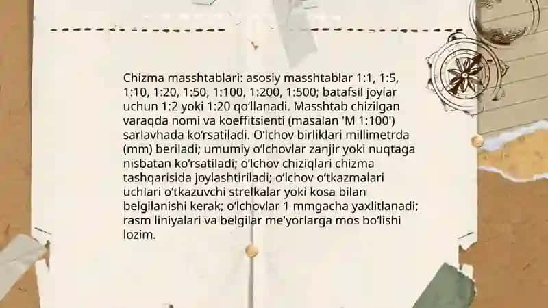 Binoning arxitektura qurilish chizmalarini chizish, hamda me'yoriy adabiyotlar bilan tanishish 4
