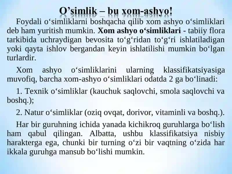 Botanika fanining maqsadi, vazifasi 4