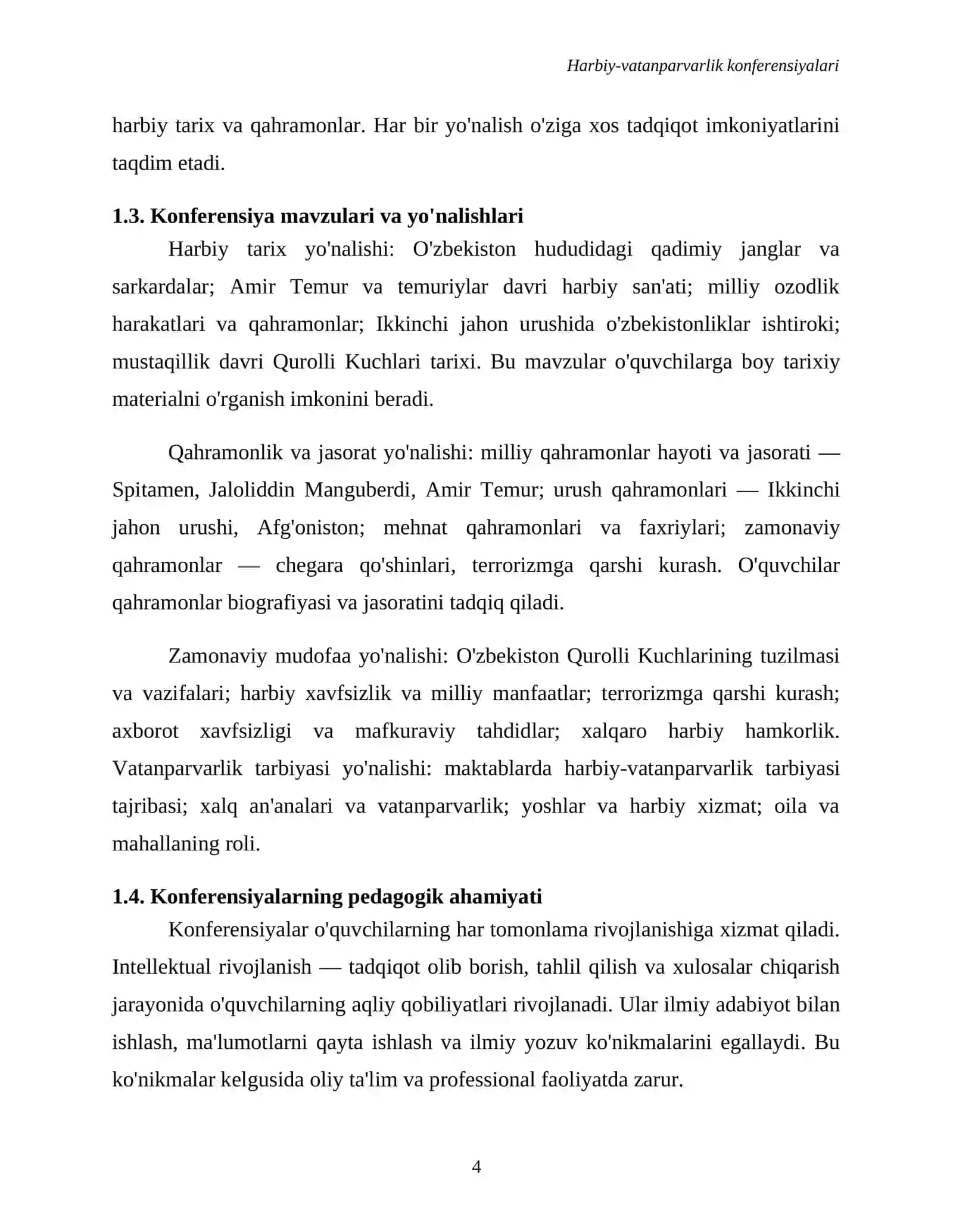 Harbiy-vatanparvarlik konferensiyalari 4