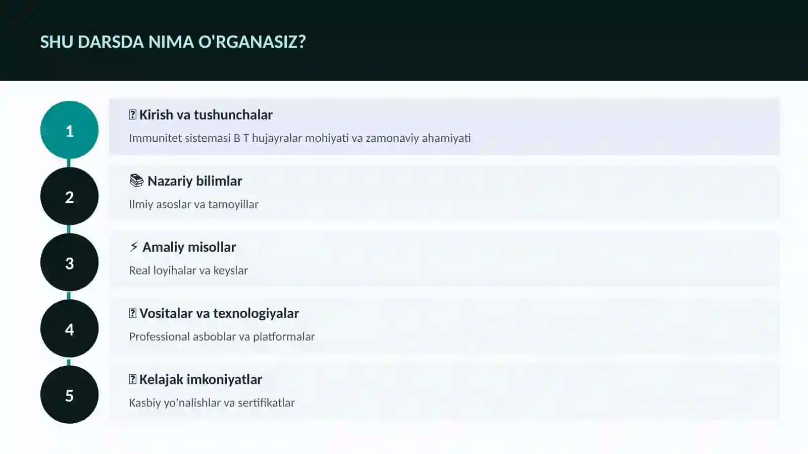 Immunitet sistemasi B T hujayralar 4
