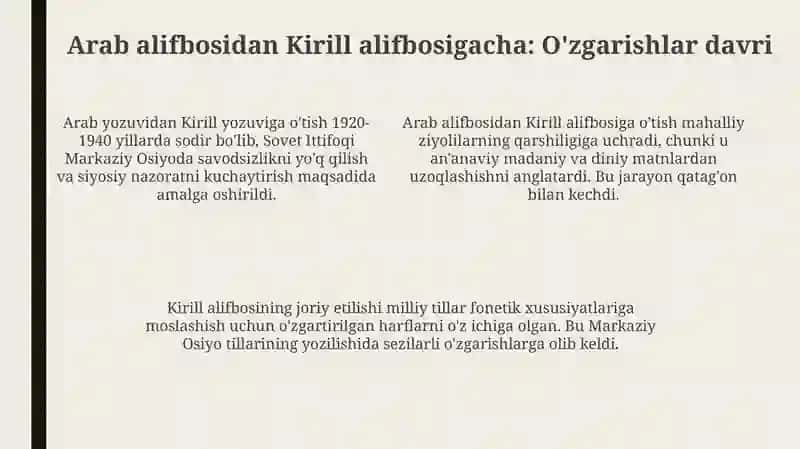 Òrta osiyo xalqlarining yozuv tarixi 4