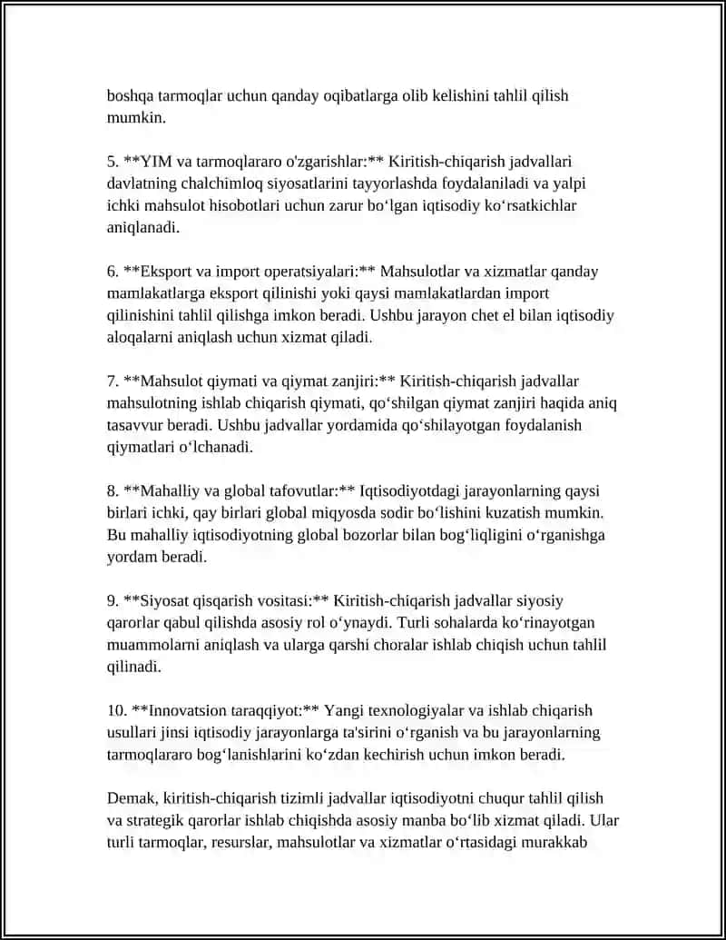 KIRITISH-CHIQARISH TIZIMLI JADVALLAR VA ULARNING BOG’LANISHI 4