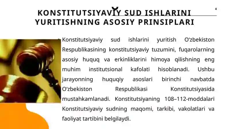 Konstitutsiyaviy sudishlarini yuritishning asosiy prinsiplari 4