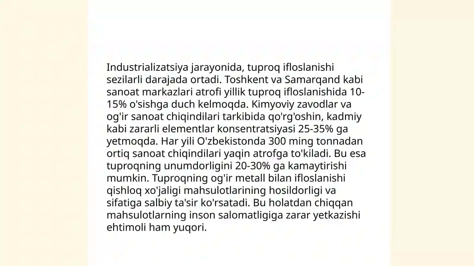 Insonning tuproqlarga ta'siri va uning ahamiyati 4