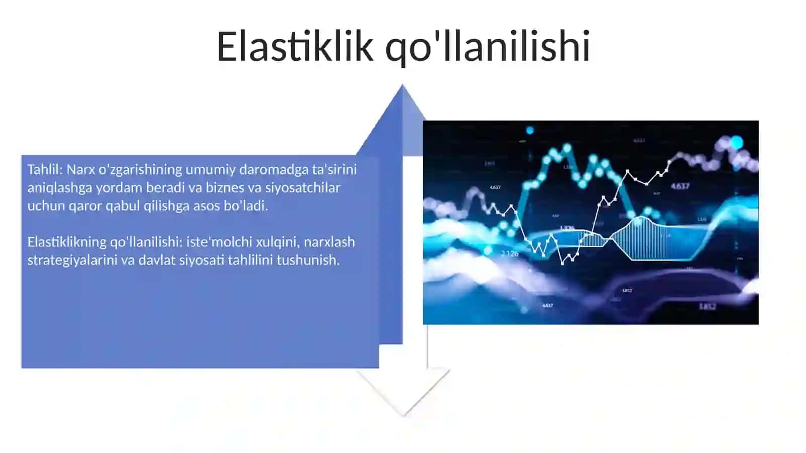 Narx-este'mol chizig'i va uning tahlili 4