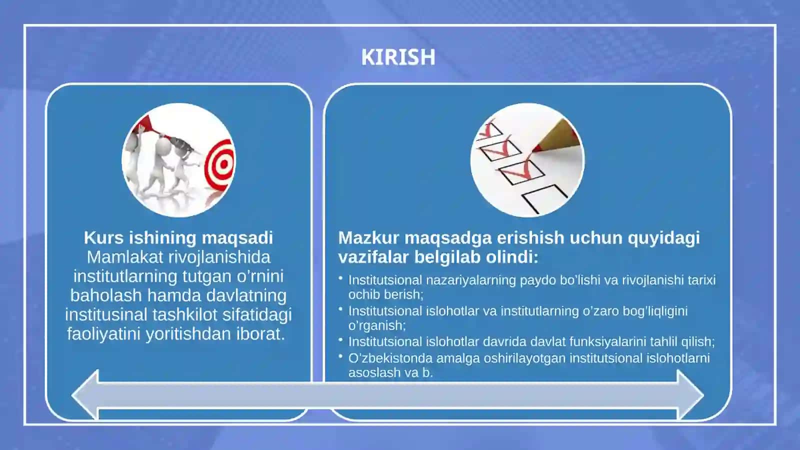 INSTITUTSIONAL NAZARIYALARNING PAYDOBO`LISHI VA RIVOJLANISHI 4