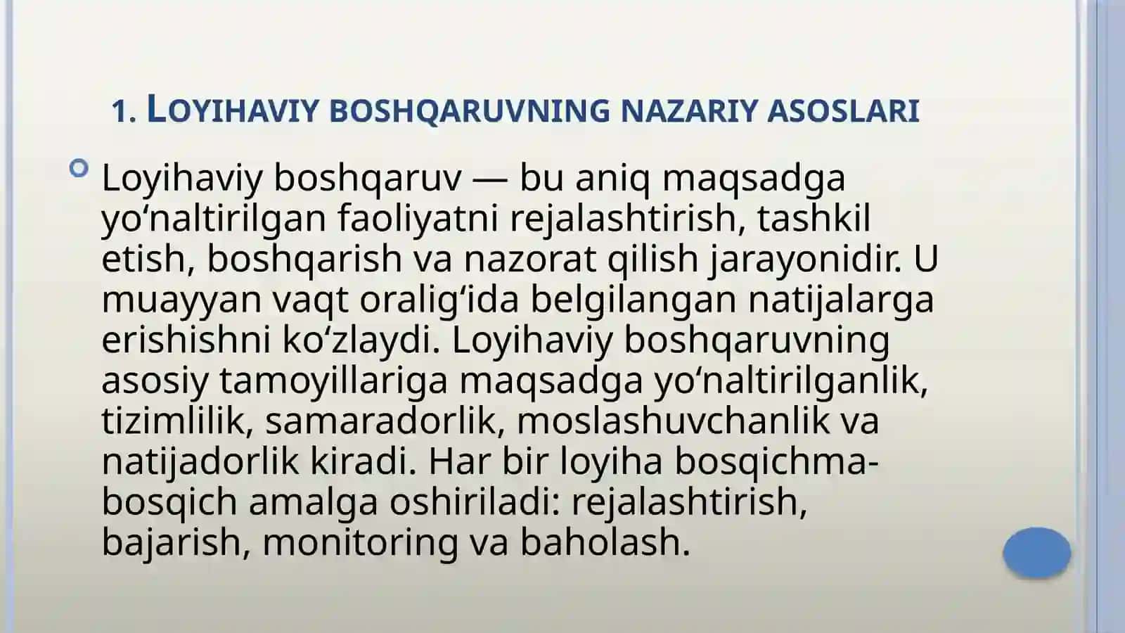 Loyihaviy boshqaruvning ta'limda samaradorlikga tarisi 4