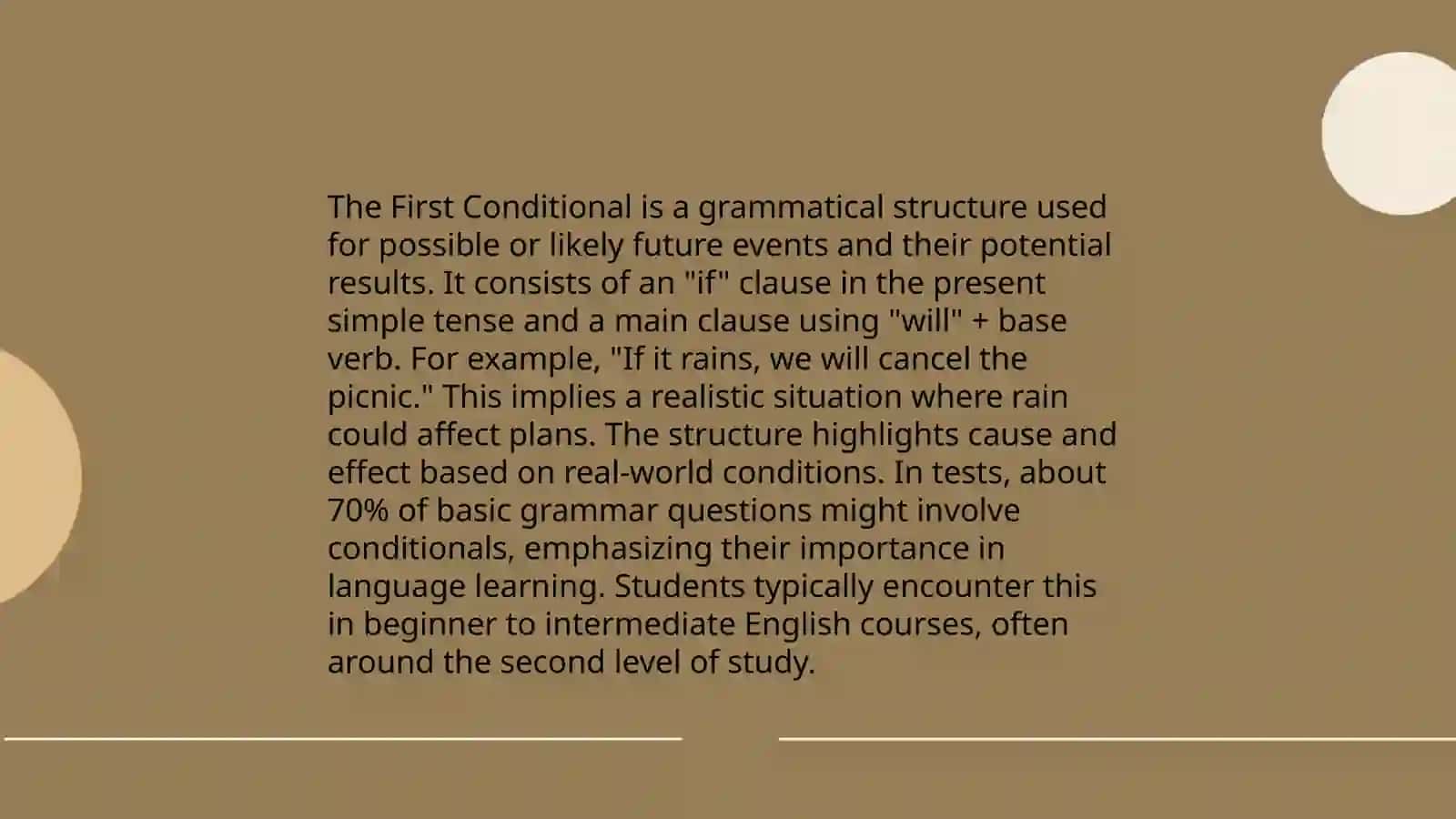 Zero Conditional 4