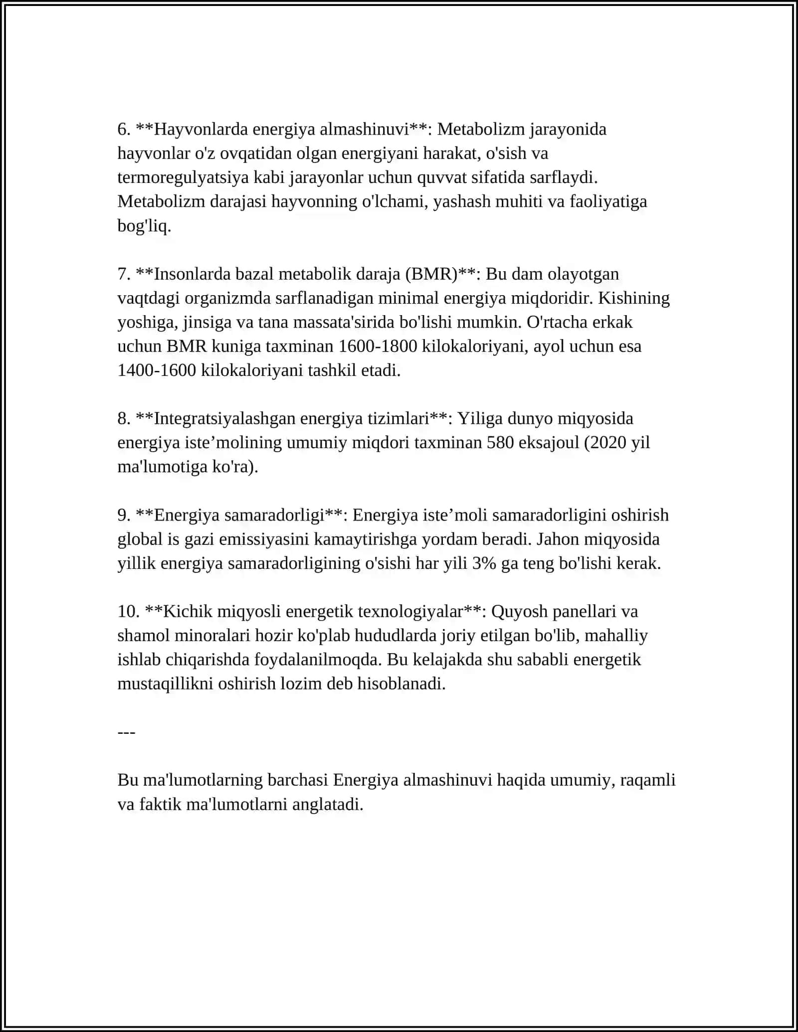 OVQATLANISH BIOKIMYOSI. MODDALAR ALMASHINUVI. BIOMEMBRANALAR 4