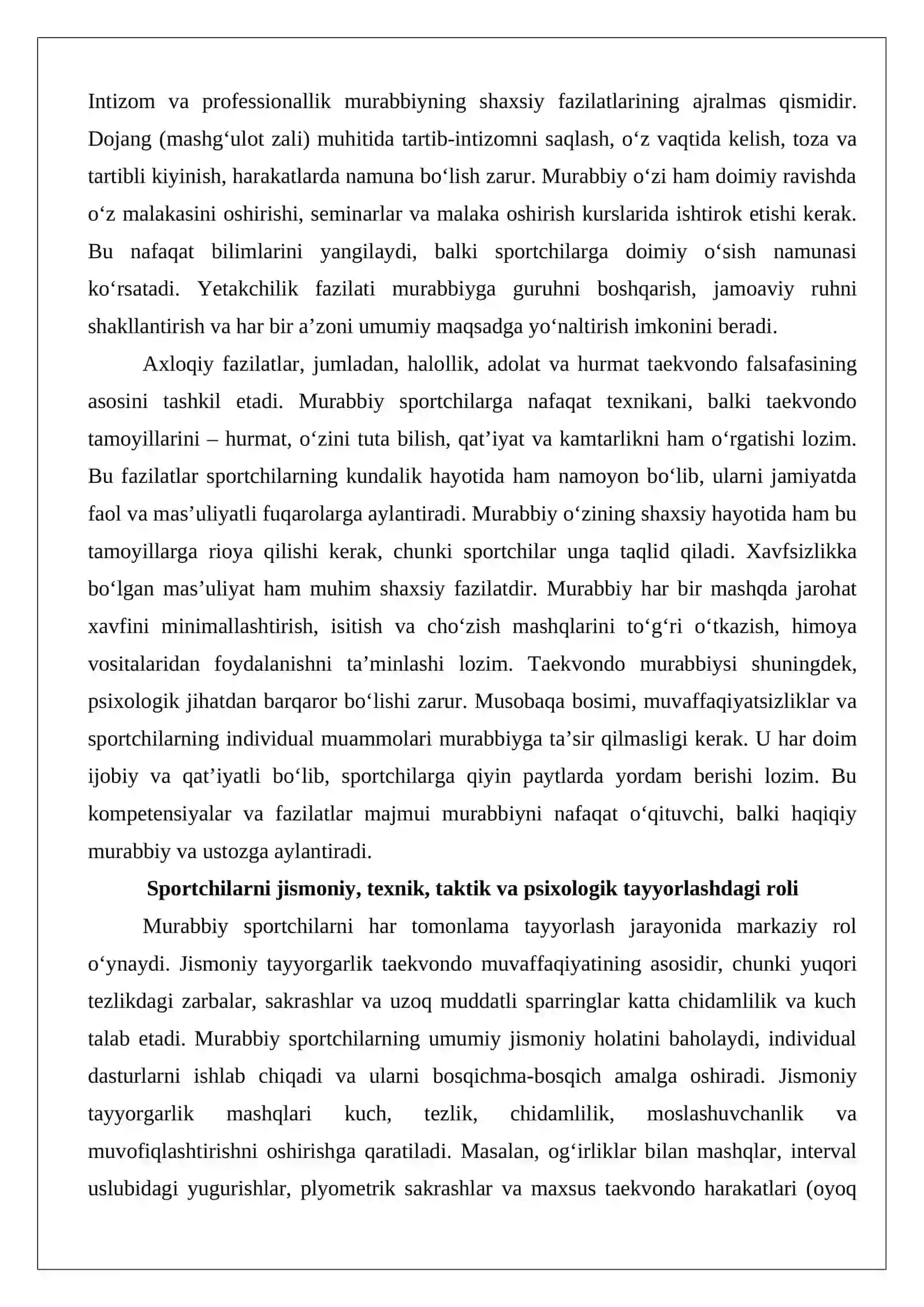 Murabbiyning roli va rahbarlik (boshqarish) 4