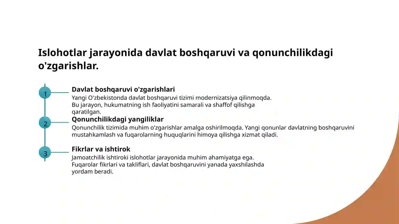 Yangi O'zbekistonda islohotlar 4