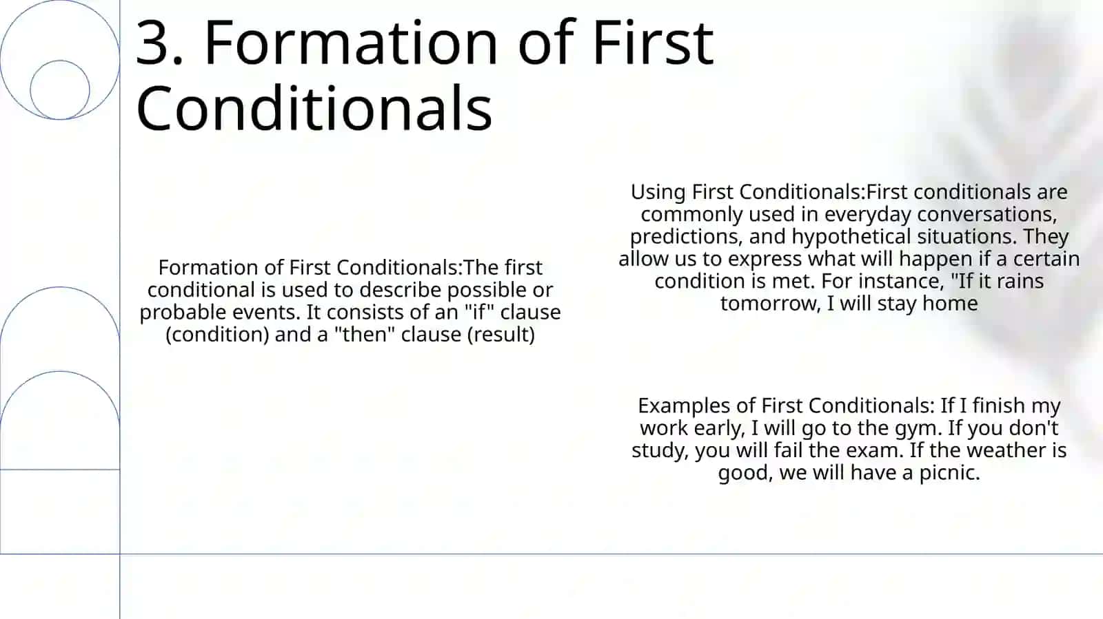 Using First Conditionals 4