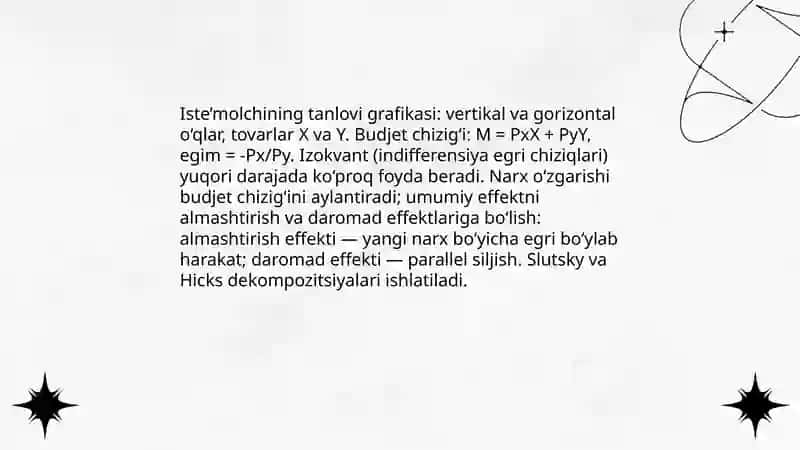 Almashtirish va daromad samarasini amalda qo‘llash 4