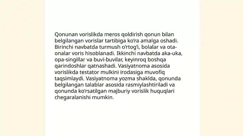Meros huquqi va uning asosiy tushunchalari 4