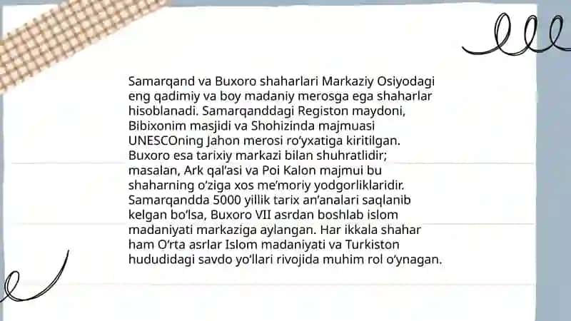 Amir Temur va Temuriylar davrida madaniy taraqqiyot 4