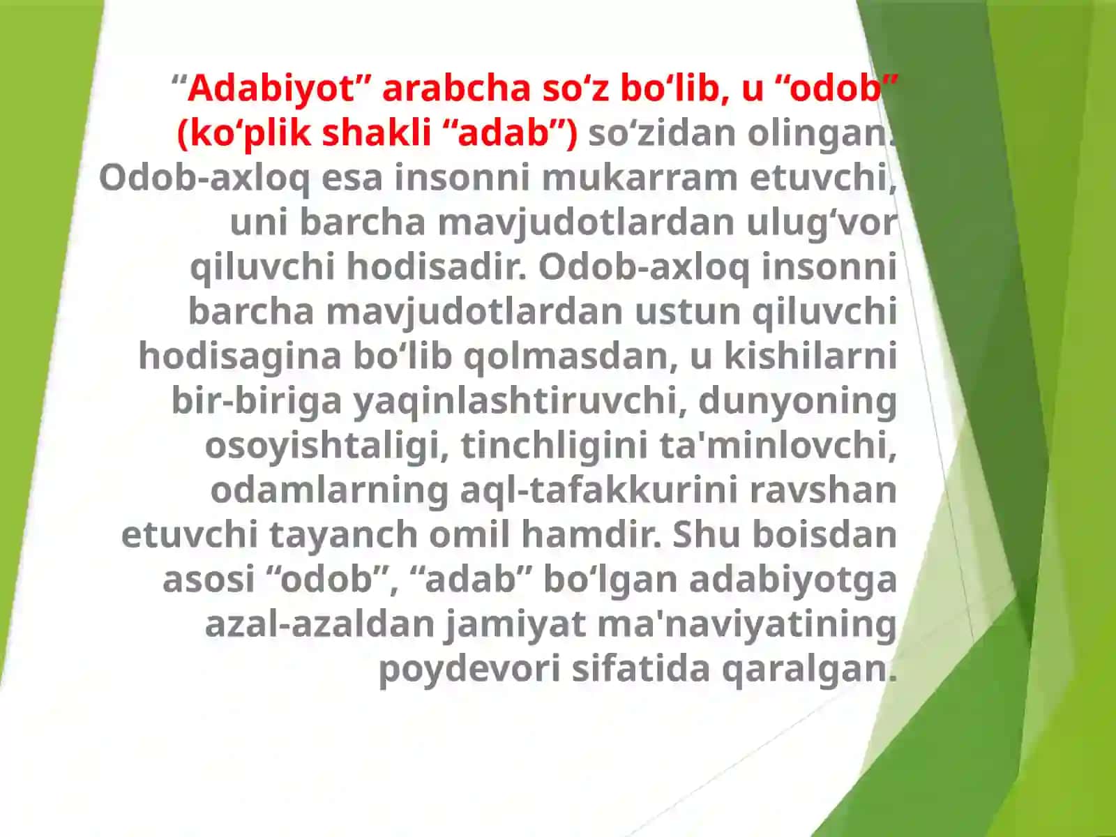Adabiyotshunoslik-badiiy adabiyot 4