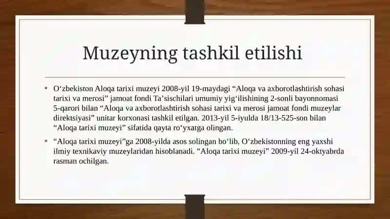 Aloqa tarixi muzeyi 4