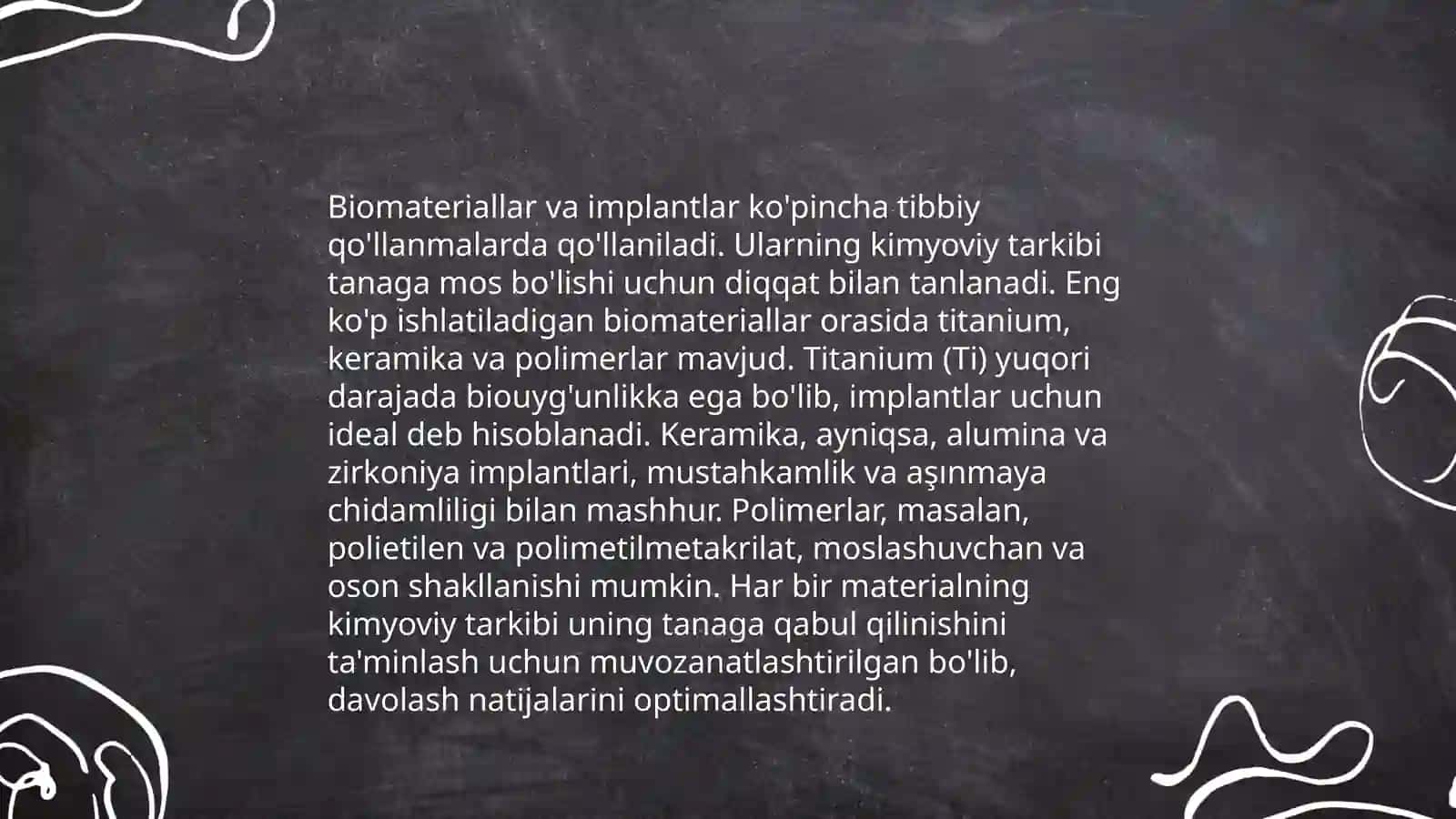 Meditsina sohasida kimyoning yutuqlari 4