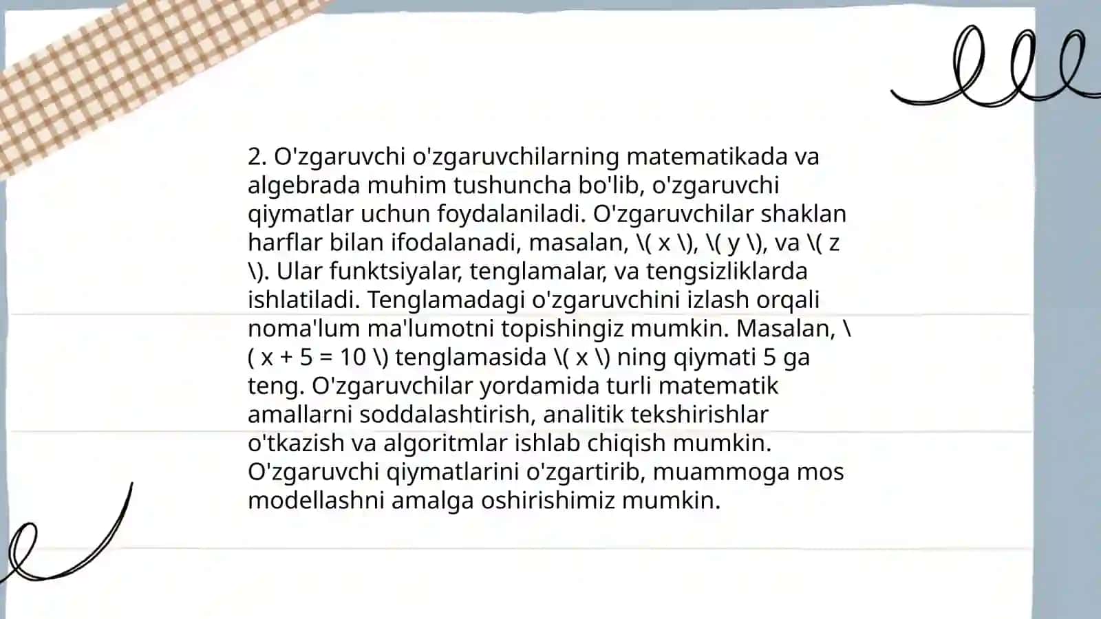 Mantiq algebralari asoslari 4