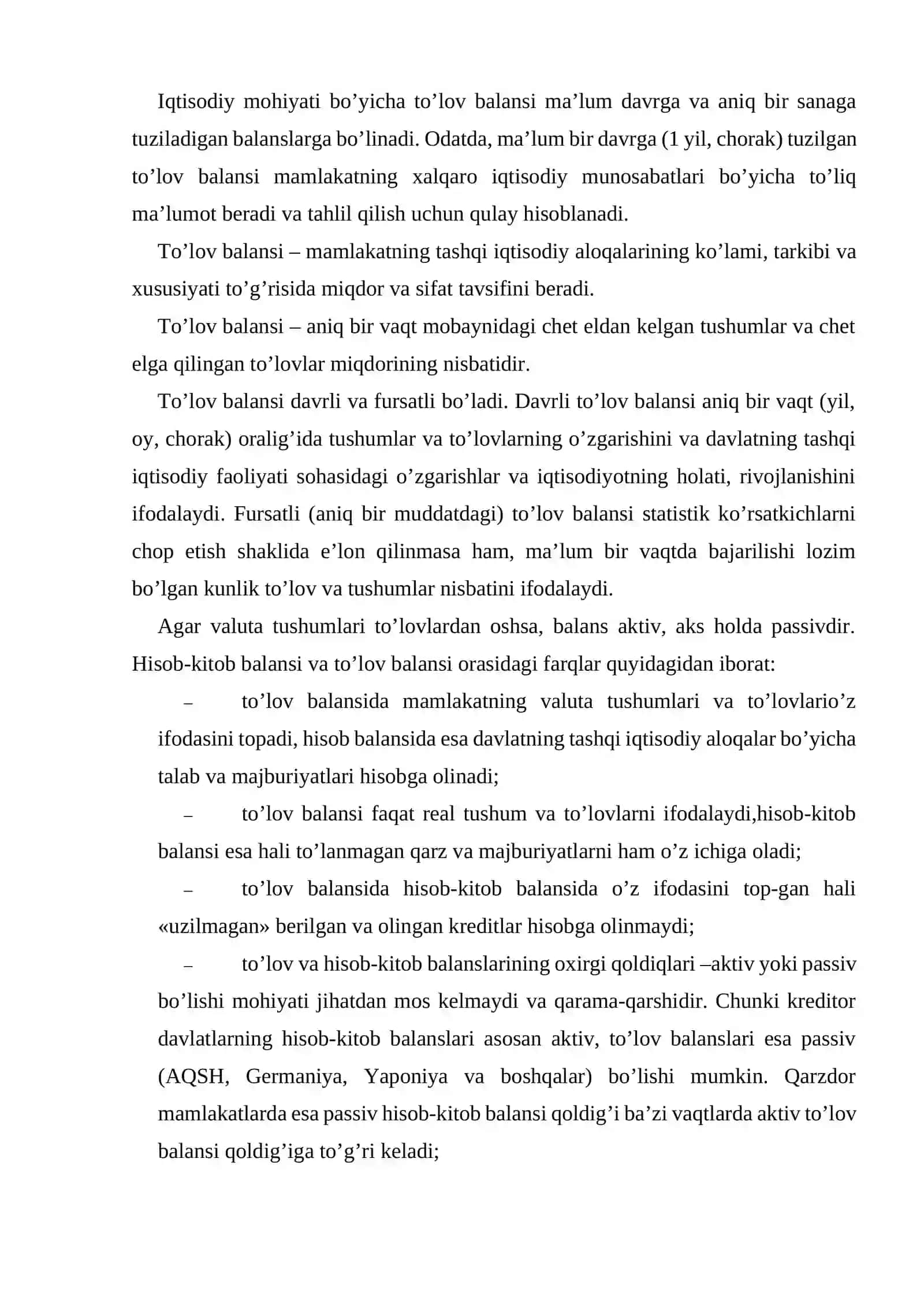 To‘lov va hisob-kitob balanslari 4