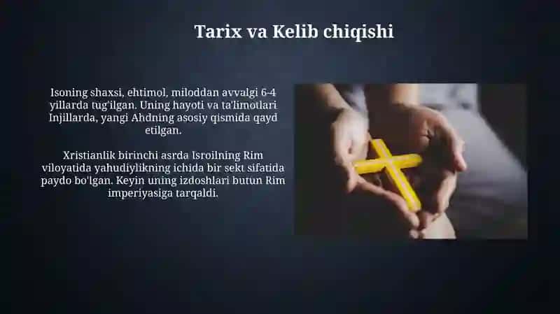 Xristianlikning kelib chiqishi va rivojlanishi 4
