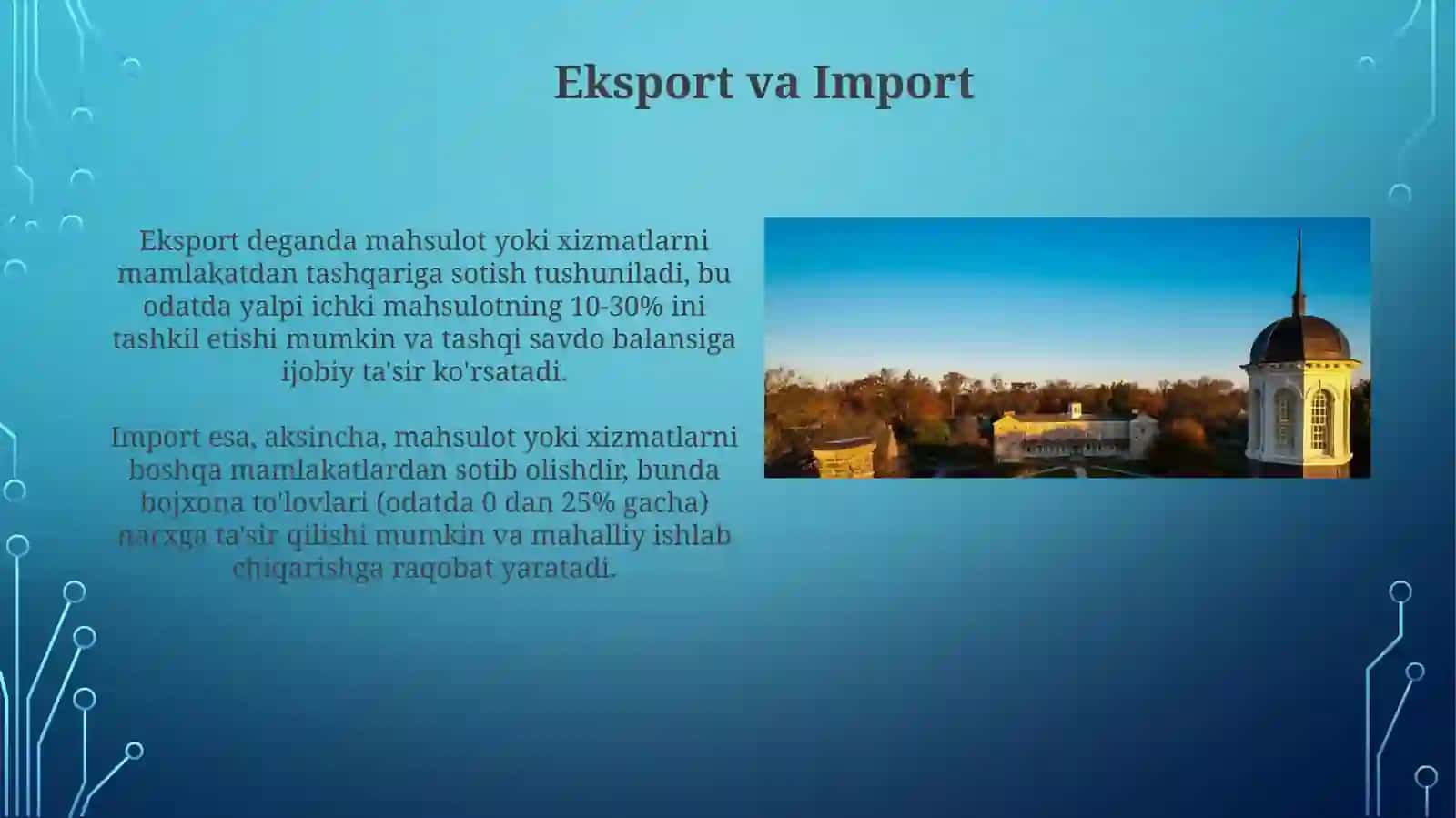 Global biznes turlari, ularning xususiyatlari global axborot tizimi arxitekturasi komponentlari 4