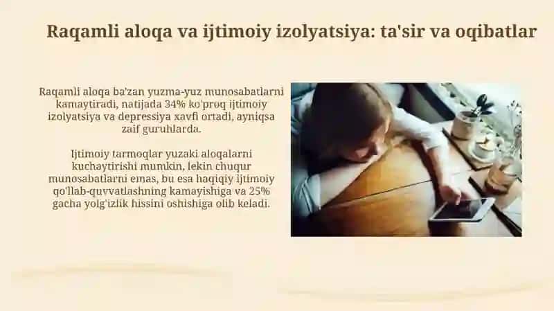 Raqamli davrda yolg'izlik muammosi 4