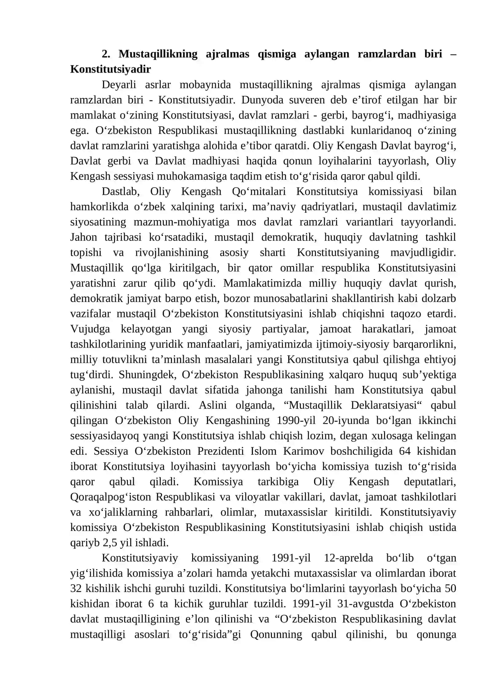 O‘zbekiston Respublikasi Konstitutsiyasi 4
