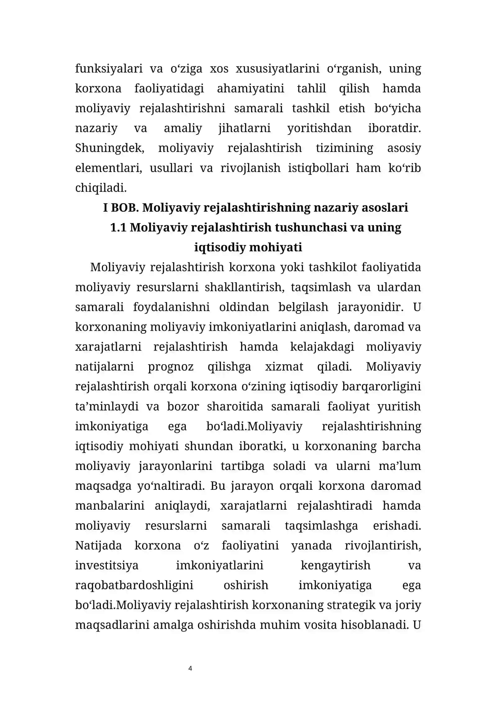 Moliyaviy rejalashtirishning nazariy asoslari 4