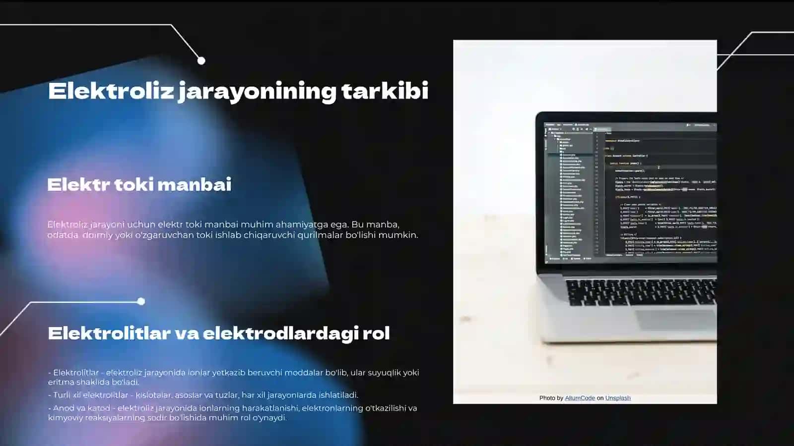 Elektroliz. Metallarning korroziyasi 4