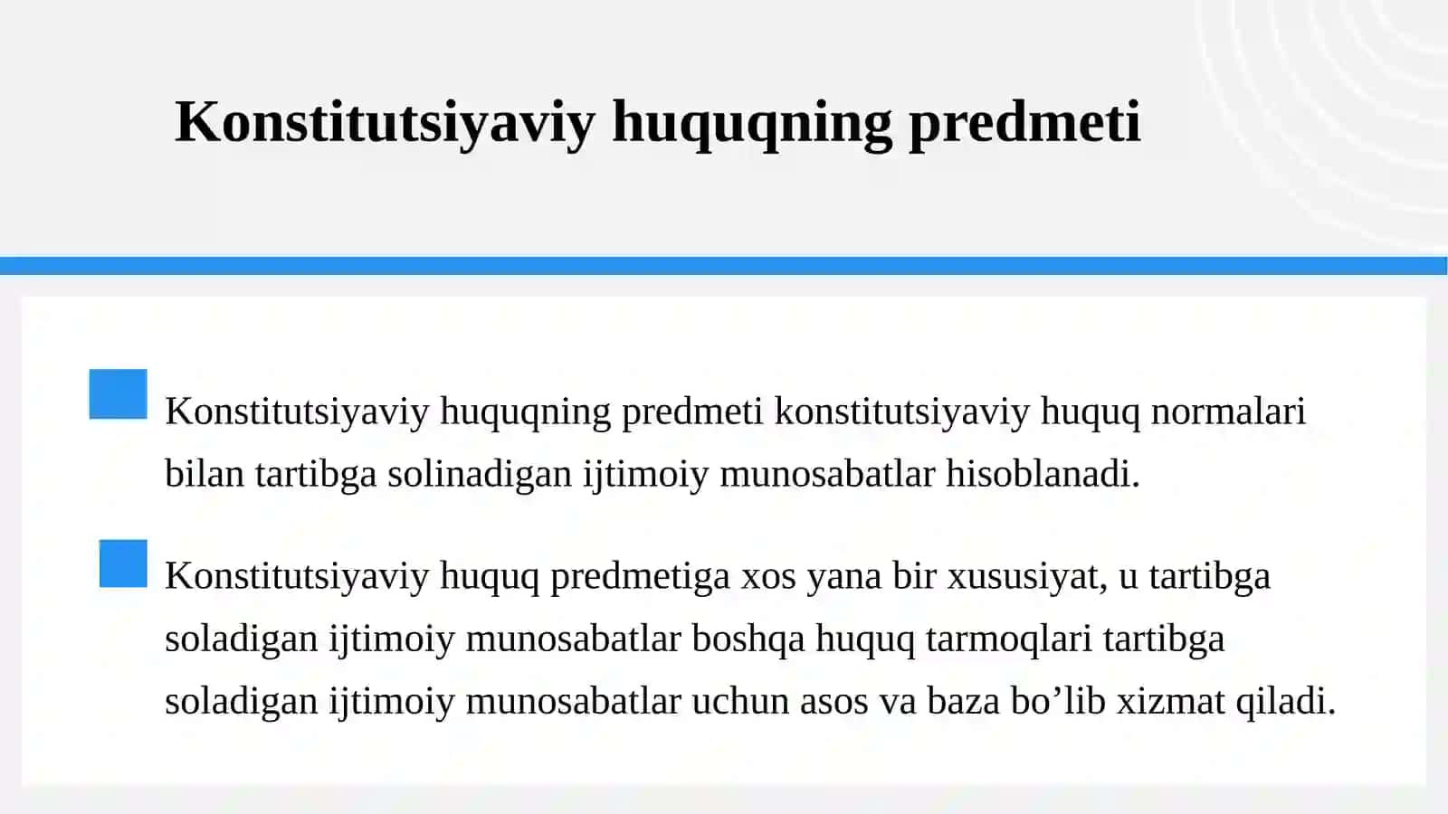 Konstitutsiyaviy huquqning umumiy tasnifi 4