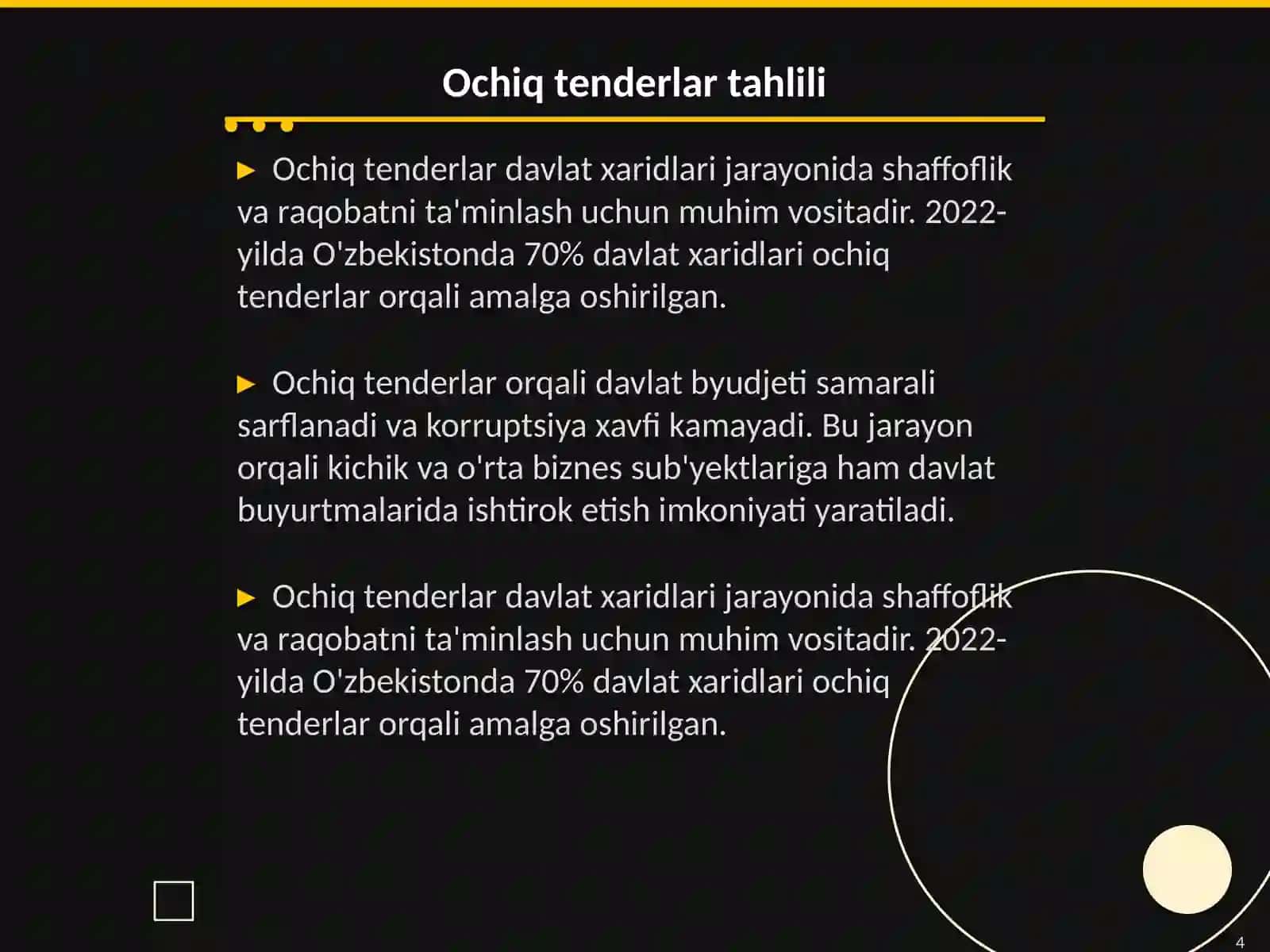 Davlat xaridlari turlari 4